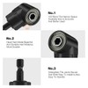 Aswalling 6Pcs Right Angle Drill Attachment Set with 105° Angle