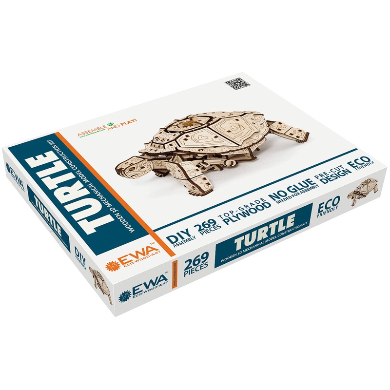 Eco Wood Art 3D Puzzle, Turtle (AV0523306)