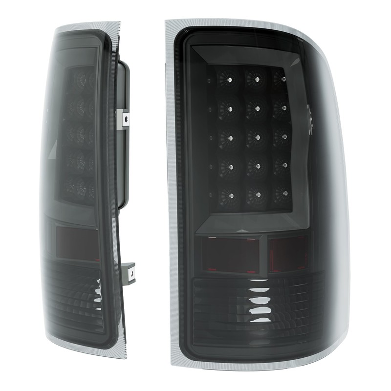 HECASA LED Tail Lights Pair Compatible with 2007-2014 GMC Sierra
