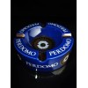 Perdomo Blue and Gold Ceramic Large Cigar Ashtray 9" Diameter