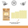 Tala Reusable Beeswax Food Wraps, Cheese Patterned Design, 3 Bags