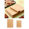 YFFSFDC Baking Paper, 100 Sheets Unbleached Kraft Paper Tempura Sheet