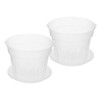 SUPVOX 2 Pack Phalaenopsis Orchid Pots Breathable Plastic Flower Pots