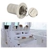 Boat Filler Right Angle Clamshell 316 Stainless Steel Hardware for