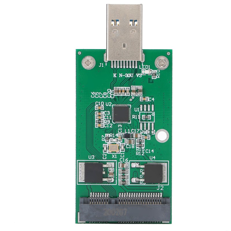 Riser Card PCBA Conveter Adapter MSATA SSD to USB 3.0