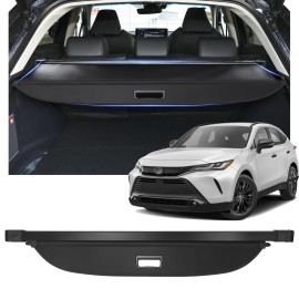 Unbranded Retractable Trunk Cargo Cover Security Shield Shade For 2021-2024 Toyota Venza