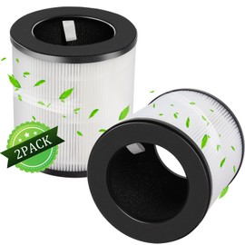 D09 Replacement Filters Compatible with Tailulu D09 Air Purifier Cleaner,3-in-1 H13 Grade True HEPA Replacement Filter,2 Pack
