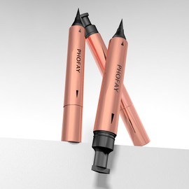 PHOFAY Double Head Seal Liquid Eyeliner 3ml / 0.10 fl oz – Smudge-Proof, Long-Lasting with Film-Forming Technology, Smooth Glide, Vegan & Hydrating