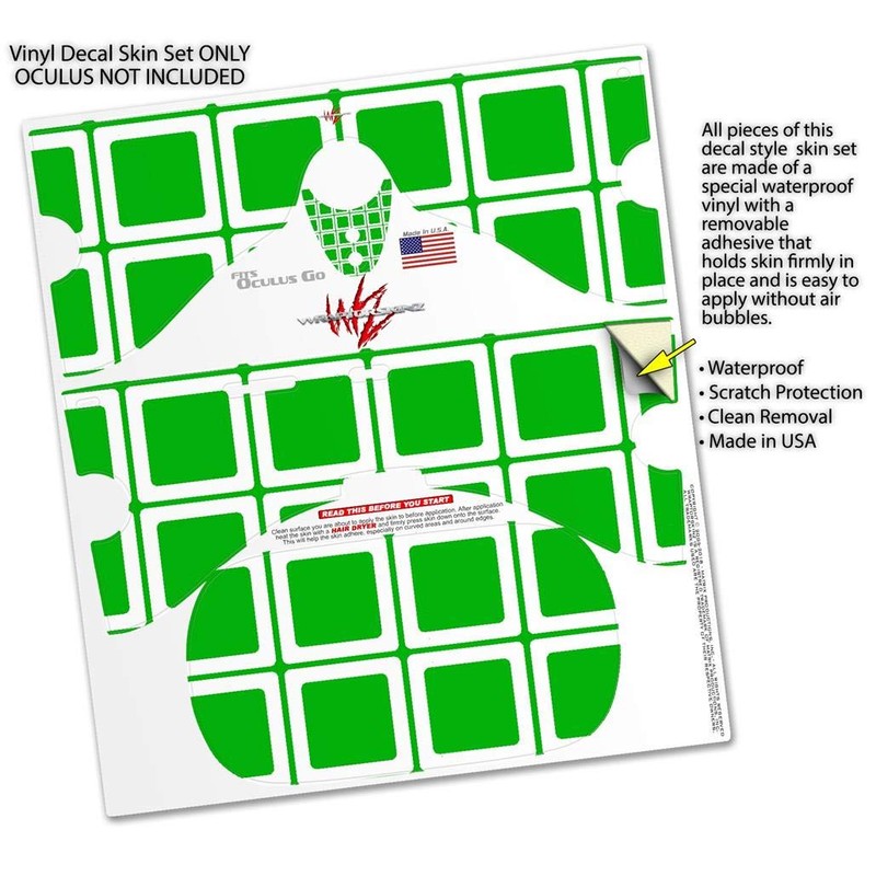 Decal Style Skin Wrap Compatible with Oculus Go Headset -