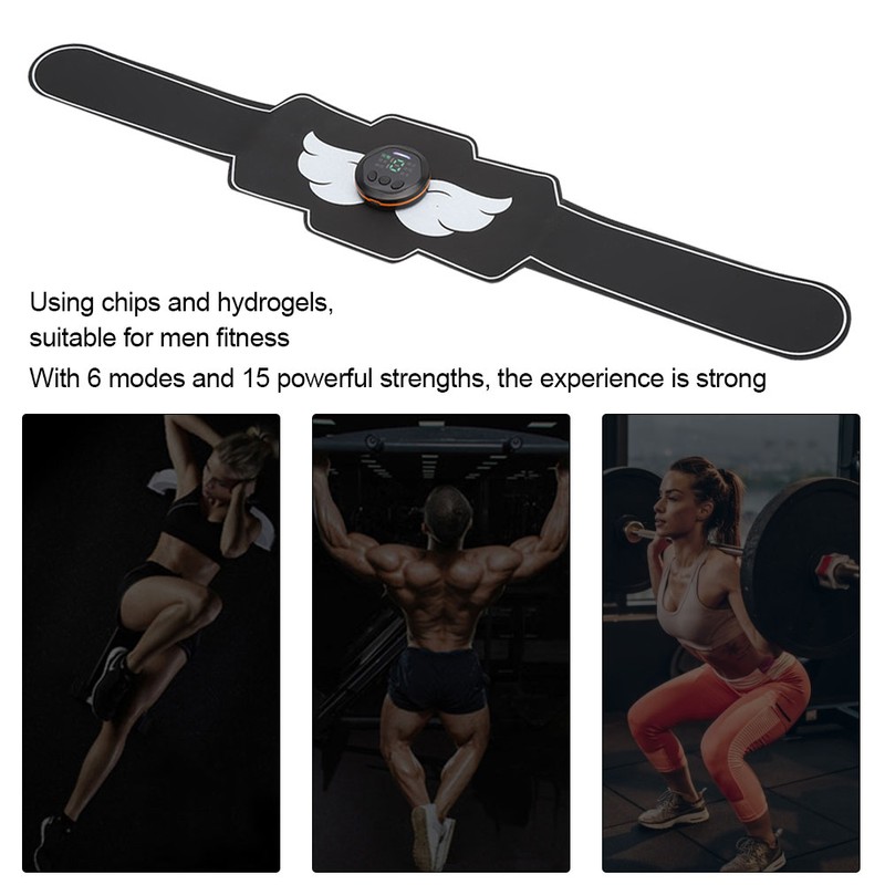 Muscle Stimulator Abdominal Muscle Patch USB Charging Smart Fitness Massager