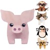 Lidzopas Wooden Piggy Glasses Holder Animal Glasses Holder Gift Home