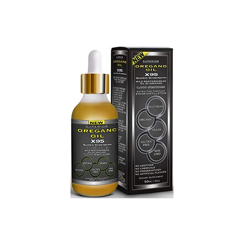 SUPERIOR FULVIC HUMIC Concentrated X935 Oregano Oil Drops (Oregano)