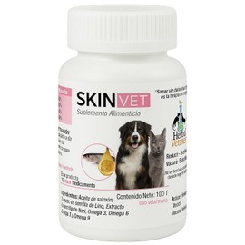 SKINVET Nat (Derma VetNat) Mejora y nutre Piel y Pelaje