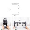 YYISR - Soporte ajustable para sujetalibros de computadora