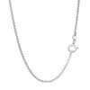 NKlaus Silver Pea Chain 925 Sterling Silver Round Solid Necklace