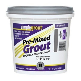 Simple Grout Pre-Mix Grout Ready To Use Natural Gray Qt