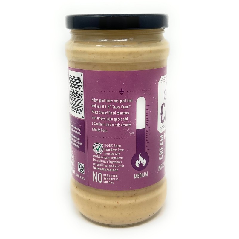 H-E-B Saucy Spicy Cajun Alfredo Pasta Sauce 15oz - 1