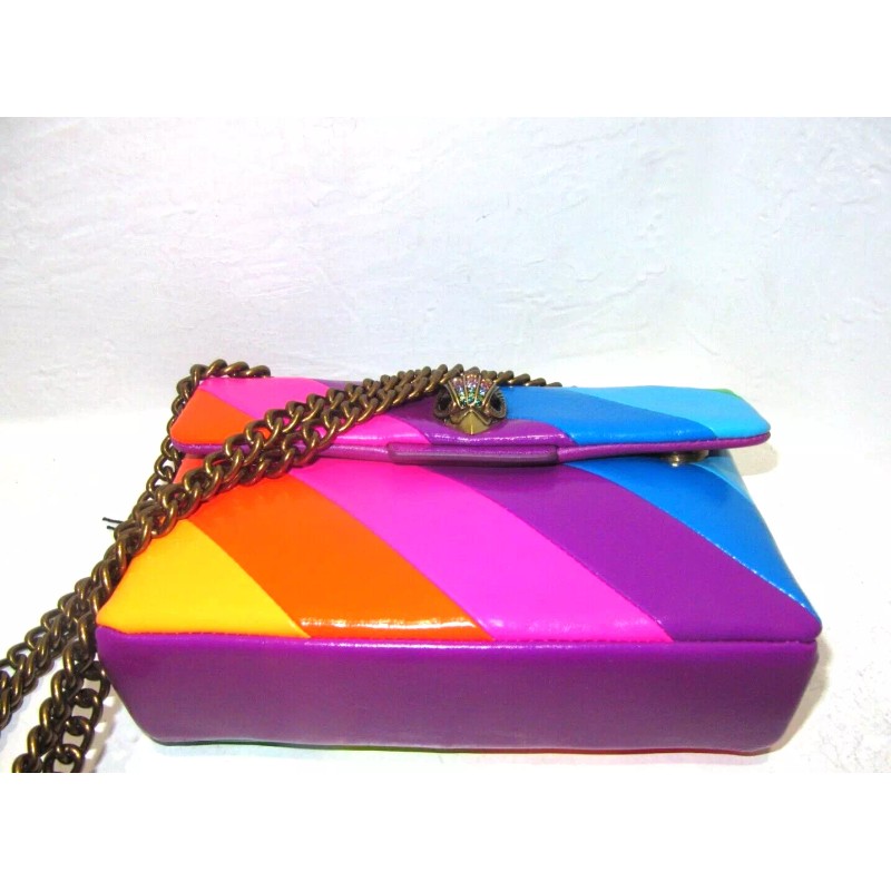 Kurt Geiger London Striped Kensington Mini Crossbody Bag Multicolored NWT