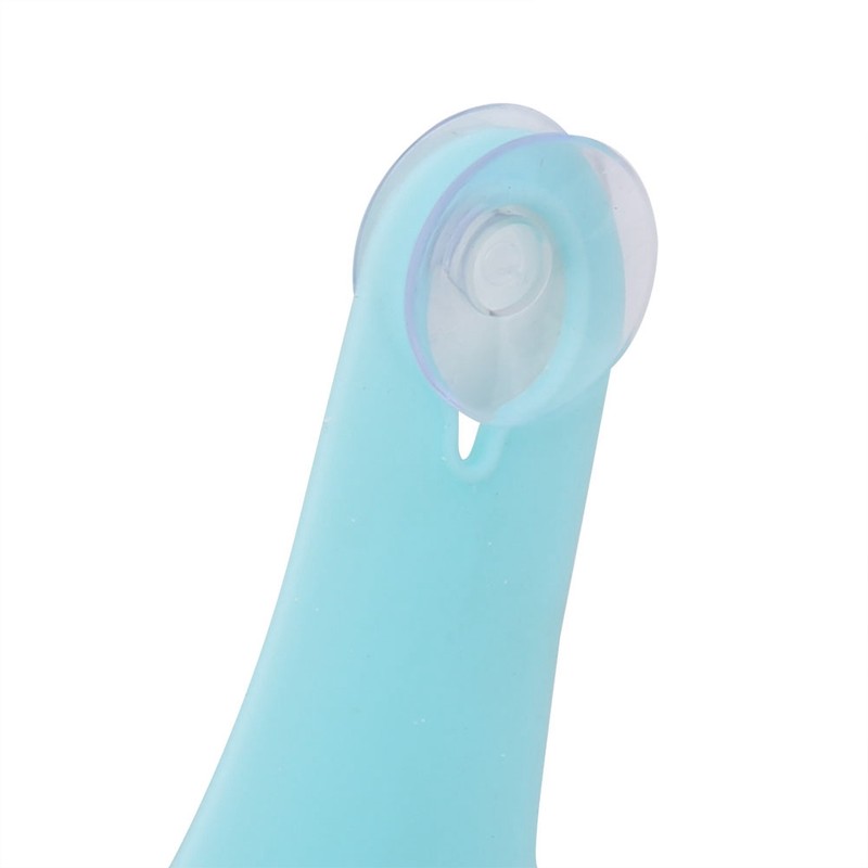 Fashionable Waterproof Hanging Bathroom Kitchen Clock Home Decoration (Blue)