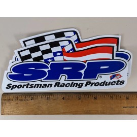 Lot of 2 SRP Pistons Decals Stickers NHRA Hot Rod NASCAR Contingency 8" x 3.5 Pr