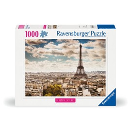 Ravensburger Puzzle 12000018 Paris 1000 Pieces Puzzle for Adults and Children from 14 Years, City Puzzle Paris, Earthy Brown
