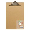 eco-eco A4 Masonite Strong Clipboard with Heavy Duty Metal Clip,