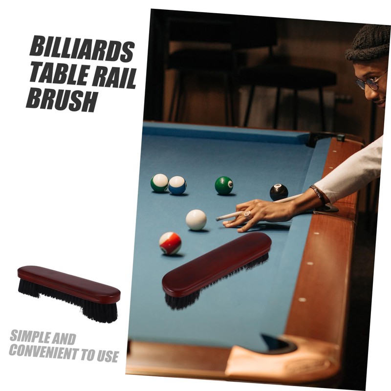 BESPORTBLE Billiards Cleaning Brush Pool Table Brush No Scratch Long