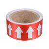PATIKIL Flow Arrow Tape, Polyethylene Pipe Marking Sticker with Reflective