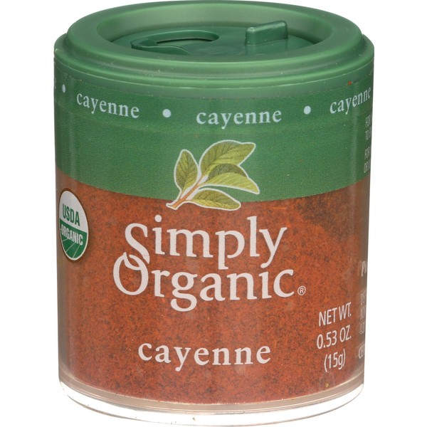 Simply Organic Cayenne Pepper - Organic - 2.89 oz