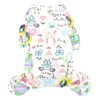 Zunea Small Dog Jumpsuit Adorable Mouse Flower Printed Overalls Soft