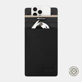 Faraday Phone Sleeve – Block Signals, Protect Privacy - Size: Medium, Color: Light Grey, Material: Weatherproof Nylon