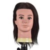 BLTYXT Male Mannequin Head with 100% Human Hair Training Head