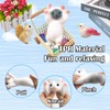 Hand Painted Cat Squishy Toys，Cute Ultra Soft Kitty Squeeze Fidget