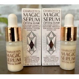 Charlotte Tilbury Magic Serum Crystal Elixir 0.12oz | 3.6mL Travel Mini NIB x2