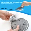Shower Drain Hair Catcher | 2 Pack 5.5in Large Premium