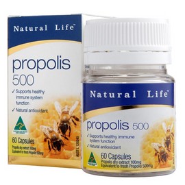 Natural Life Propolis Capsules 500mg 60 Capsules