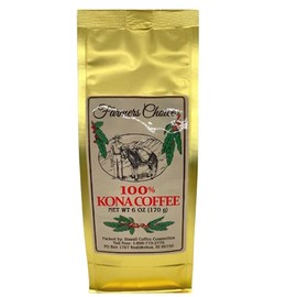 Farmers Choice 100% Kona Coffee 6 oz. Pouch - Bean