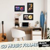 Dunkive 2 Pcs CD Display Frame, 12" x 6.8" Album