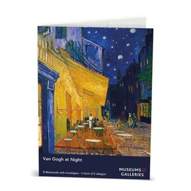 Museums & Galleries Vincent Van Gogh at Night 8 Rectangle Notecards Wallet