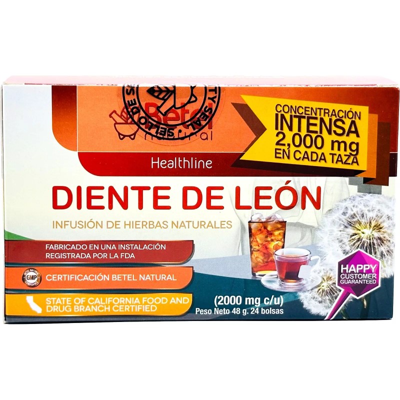 Betel Natural Premium Diente de Leon (Dandelion) Tea by Betel