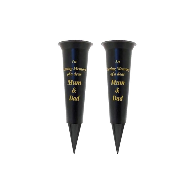 Widdle Gifts Ltd Set of 2 Black Square Classic Spiked