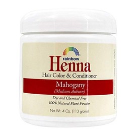 Rainbow Research Henna Hair Color and Conditioner Persian Mahogany Medium Auburn, Red, 4 Oz