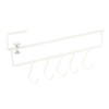 HEIAN SHINDO SPLUCE Hanging Shelf, Hook, Kitchen Tool Hanger, White,