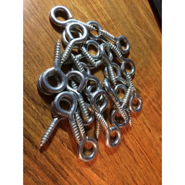Unbranded (20) Steel 1/2" I.D EYE 1/4" X 1 1/8"