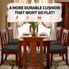 SINOSSO Thickened 2.5" Dining Chair Cushion, Soft Blended High Density