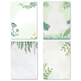 8.5x11 Stationary Writing Paper with Envelopes Letter Writing Paper for Invitation, Resume, Art, Craft 40 Pcs