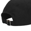 alma Classic Embroidered Unisex Black 100% Cotton Adjustable Baseball Cap