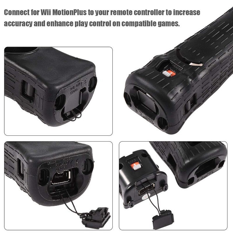 Wii Motion Plus Adapter, Motion Plus MotionPlus Sensor Adapter Compatible