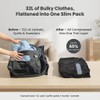 WEWEMUX Travel Vacuum Compression Bag for Clothes, 32L Reusable Waterproof