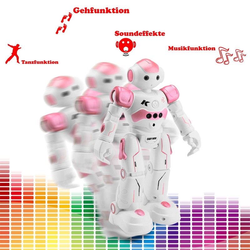 RC Programmable Robot with Infrared Remote Control, Dance Function, Sound